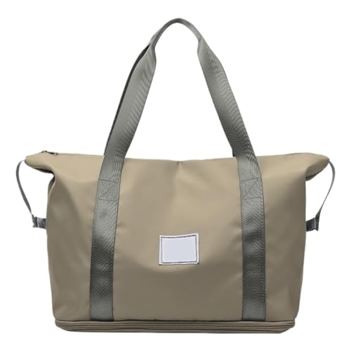 Gymbag One-Shoulder-Nass- Und Trockentrennung, Sporttasche, Reisetasche, Reisetasche, Aufgegebenes Gepäck, Langlebig Sports Bag (Color : Green, Size : 45 * 20 * 26cm) von TCMYQS