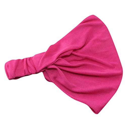 TDEOK Günstige Damen Kleidung Bandana japanische und leichte Headbands Tennisband Handgelenk (Hot Pink, One Size) von TDEOK
