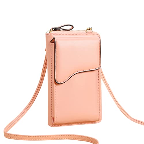 TDEOK Mode Tasche Unisex Große Kapazität Tasche Mode Tragbare Umhängetasche Umhängetasche Mobiltelefon-hüllen Geldbörsen (Pink, One Size) von TDEOK