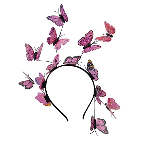 TDEOK Schweißband Arm Rot Frauen-Braut-Schmetterlings-Foto-H Kostüm Herren (Pink, One Size) von TDEOK