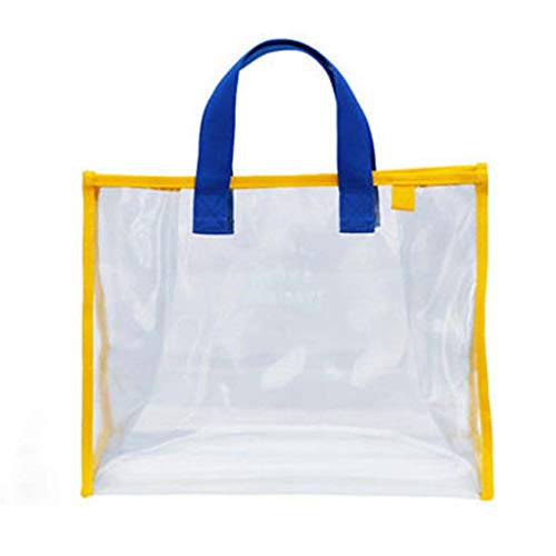 TDEOK Sommer Reisetasche Outdoor-durchsichtige Handtasche Schwimmen Taschen Rechner (Yellow, One Size) von TDEOK