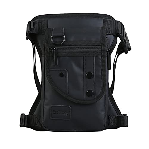 TDEOK Verstellbare Mode-Gürteltasche Multifunktionaler Sport Passende Nylon-Hüfttaschen für Herren Taktische Hüfttaschen (Black, One Size) von TDEOK
