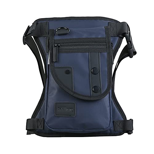 TDEOK Verstellbare Mode-Gürteltasche Multifunktionaler Sport Passende Nylon-Hüfttaschen für Herren Taktische Hüfttaschen (Blue, One Size) von TDEOK