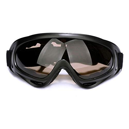 TEAFIRST Herren-Winter-Skibrille, Anti-Beschlag-Gläser, UV-Snowboard, Schneemobil, Motorrad (Braun, 18,5 x 8,5 cm) von TEAFIRST