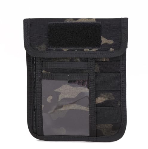 Versteckte Reisebrieftasche, RFID-blockierend, Reisepasshalter, Diebstahlschutz, BCP, 19×15cm, Taktisch von TEAFIRST
