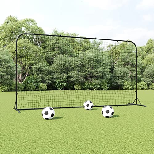 Dieser Artikel: Fußball-Rebounder-Netz, schwarz, 366 x 90 x 183 cm, HDPE-Nice von TECHPO