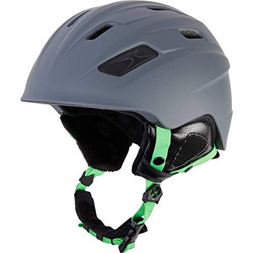 TECNOPRO Herren Pulse Pro Active HS-988 Ski-helme, Grey Dark/Green, S von TECNOPRO
