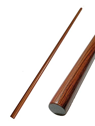 TEKKA BUDO Jo Stab aus Roteiche 127 cm - Trainingsstock Holz - Aikido, Iaido, Kempo, Kobudo, Kampfkunst von TEKKA BUDO