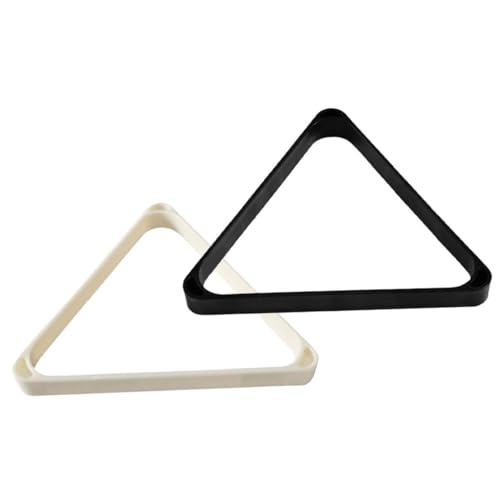 TEMPNAP 2 STÜCK Teiliges Billard dreieck Rack Robustes Pool Ball Halter Rahmen Geeignet für Heim Club tischbillard Einsetzbar für Billardkugeln Design von TEMPNAP