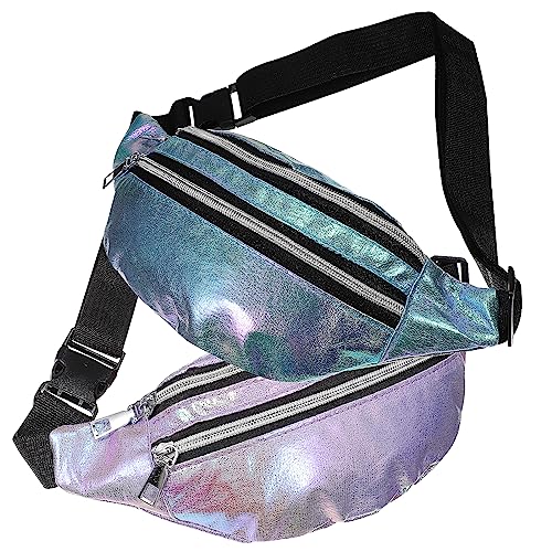 TENDYCOCO Hüfttasche Holografisches Set Hüftgürteltaschen Hüfttasche Glänzende Gürteltasche Hüfttasche Mit Verstellbarem Gürtel Für Damen Damen TENDYCOCO Hüfttasche Holografisches Set Hüftgürteltaschen Hüfttasche Glänzende Gürteltasche Hüfttasche Mit Verstellbarem Gürtel Für Damen Damen von TENDYCOCO
