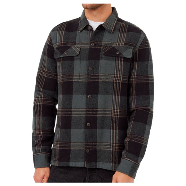 tentree - Heavy Weight Flannel Jacket - Hemd Gr S schwarz von TENTREE