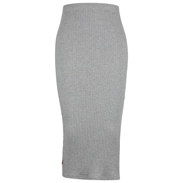 tentree - Women's Knit Rib Skirt - Rock Gr L grau von TENTREE