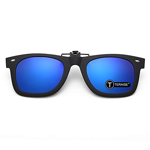 TERAISE Polarisierte Clip-On-Sonnenbrille mit Flip-Up-Funktion,Geeignet zum Fahren Angeln Outdoor-Sport von TERAISE