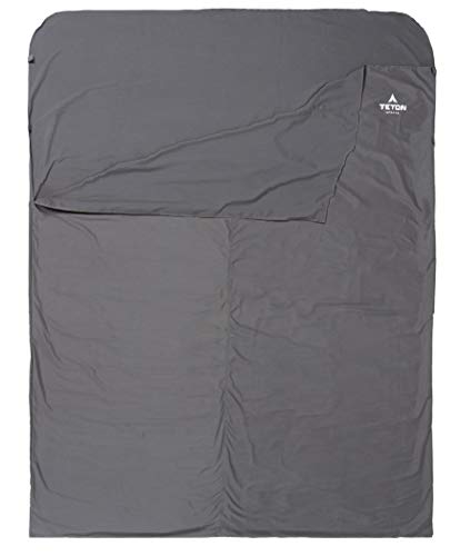 Teton Sports Schlafsack Liner; inklusive Stuff Sack, schwarz von TETON Sports
