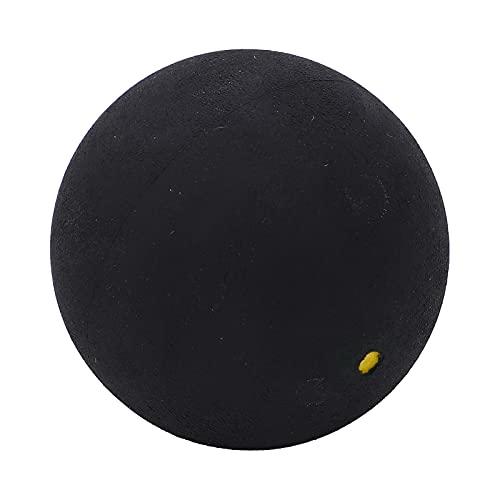 TEUOPIOE Single Dot Squashball, 37 Mm Anfänger-Squashball, Gummi-Squashschlägerball Für Das Wettkampftraining(Einzelner gelber Punkt) von TEUOPIOE