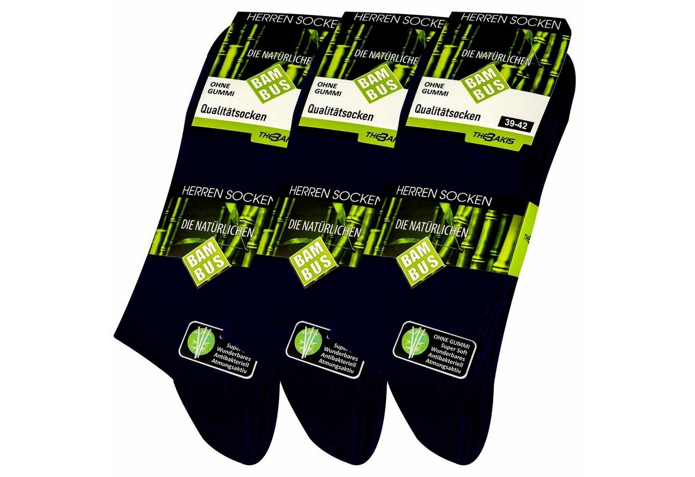 TEXEMP Gesundheitssocken 3 oder 6 Paar Diabetiker Socken ohne Gummi Damen Herren ohne Naht (Packung, 6-Paar, 3 oder 6 Paar) von TEXEMP