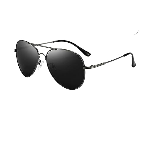 TEidea Sonnenbrille Entfesseln Sie Ihren Stil Und Ihre Vision Mit Polarisierten Alloy-Sonnenbrillen: Modisch, Photochrom, Anti-Blend, Perfekt Für Männer Und Frauen-Waffengrau von TEidea