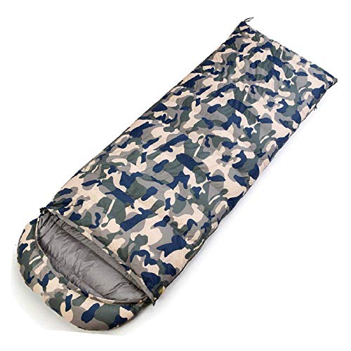 Schlafsack, Rucksack-Schlafsack für Erwachsene, leicht, warm und waschbar, Daunen-Camouflage-Schlafsack für den Außenbereich für Erwachsene, 1200 g Kaschmir von TEmkin