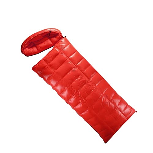 Schlafsack für Erwachsene, Füllung aus Entendaunen, Schlafsäcke in Umschlagform für Outdoor-Touristen-Campingausrüstung von TEmkin