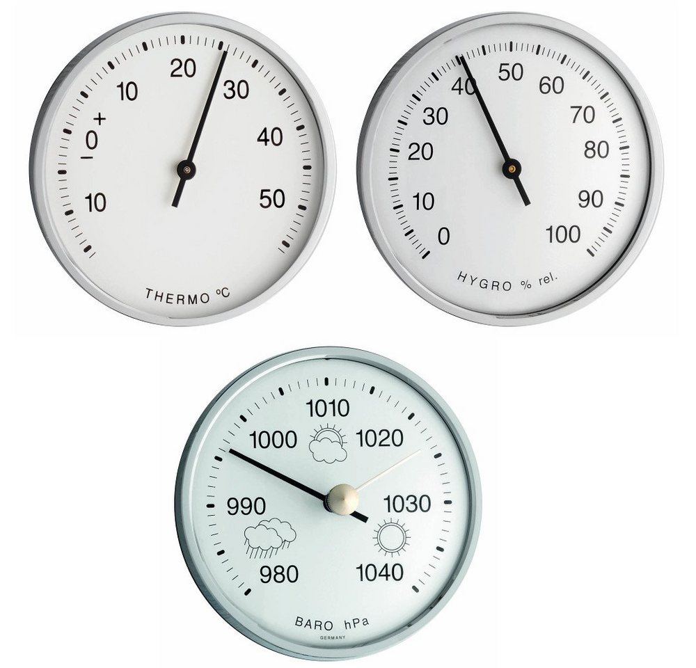 TFA Dostmann Werke-Set TFA 20.3024 Thermometer Hygrometer Barometer Wetterstation von TFA Dostmann