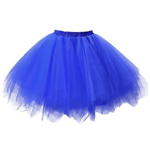TGGOHIGH Tüllrock Damen Frauen Tutu Prinzessin Mode Rock Tüll Petticoat Elastizitätsrocks-x-m von TGGOHIGH