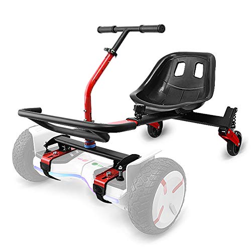 TGHY Hoverboard-Sitz Go-Kart-Umbausatz für Elektrischen Selbstausgleichenden Scooter Verstellbarer Rahmen Hoverkart-Schalensitz Doppelter Stoßdämpfer Passend für 6,5" 8" und 10" Hoverboard von TGHY