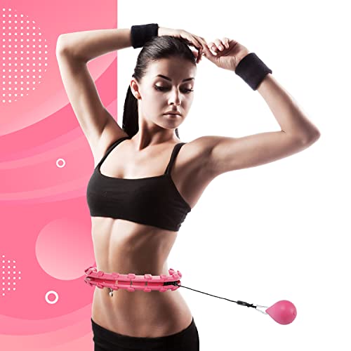 TGU Hula Hoop Fitness Gear – Bauchmuskeltraining, Gewichtsverlust & Fettverbrennung (Smart Weighted Hula Hoops, Bauchübungen) von TGU