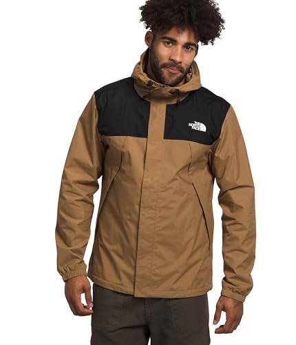 THE NORTH FACE Antora Jacke Utility Brown/Tnf Black S von THE NORTH FACE