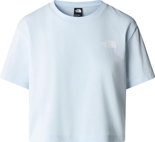 THE NORTH FACE Cropped Simple Dome T-Shirt Barely Blue L von THE NORTH FACE