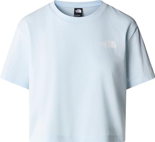 THE NORTH FACE Cropped Simple Dome T-Shirt Barely Blue XL von THE NORTH FACE