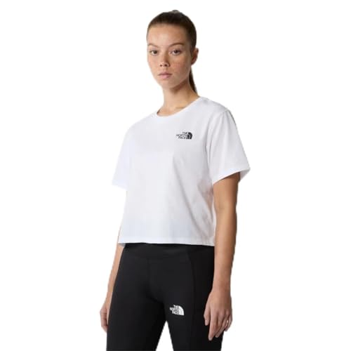 THE NORTH FACE Cropped Simple Dome T-Shirt TNF White S von THE NORTH FACE