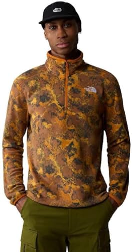 THE NORTH FACE Glacier Sweatshirt Desert Rust Moss Camo Print XL von THE NORTH FACE