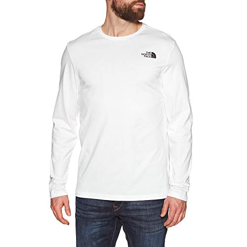 THE NORTH FACE Herren Tee M L/S NF Tee TNF White, White, L, NF0A493UFN4 von THE NORTH FACE