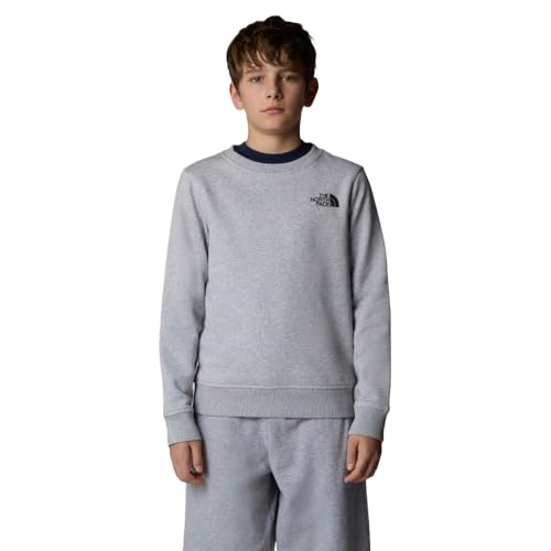 THE NORTH FACE Kinder Redbox Regular Crew Sweatshirt, TNF Light Grey Heather, 152 von THE NORTH FACE