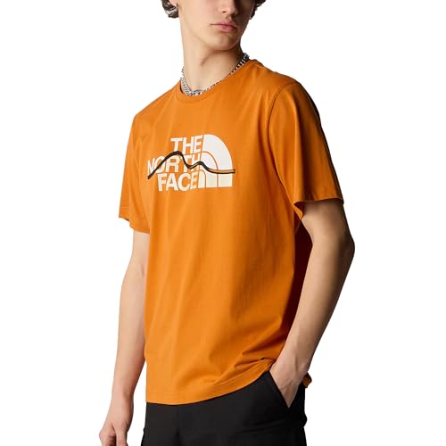THE NORTH FACE Mountain Line T-Shirt Desert Rust S von THE NORTH FACE