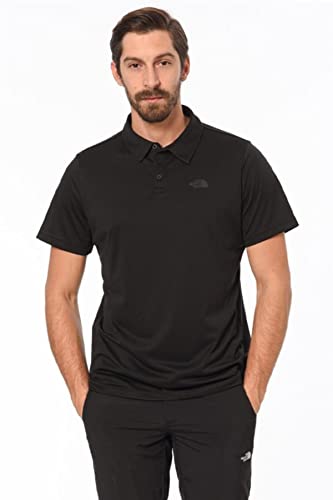 THE NORTH FACE NF0A2WAZJK3 M TANKEN Polo - EU Polo Shirt Herren Black Größe S von THE NORTH FACE