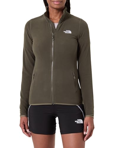 THE NORTH FACE NF0A855O21L W 100 Glacier FZ - EU Sweatshirt Damen New Taupe Green Größe S von THE NORTH FACE