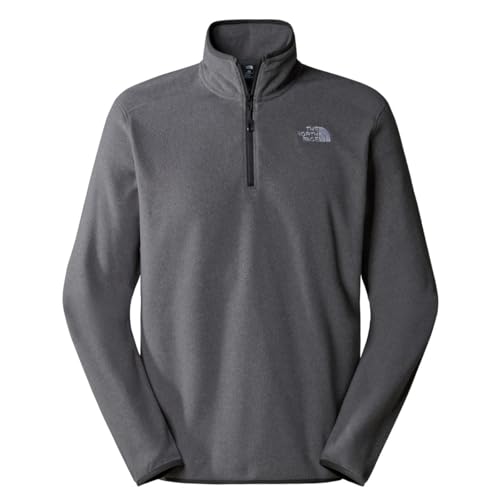 THE NORTH FACE NF0A855W4HJ M 100 Glacier 1/4 Zip - EU Sweatshirt Herren TNF Medium Grey Heather Größe L von THE NORTH FACE