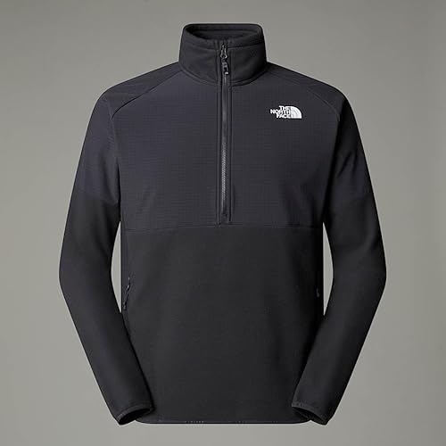 THE NORTH FACE NF0A89JHU8M M GLACIER HEAVYWEIGHT 1/2 ZIP Jacket Herren ASPHLTGY/ASPHLTGY/TNFBL Größe M von THE NORTH FACE