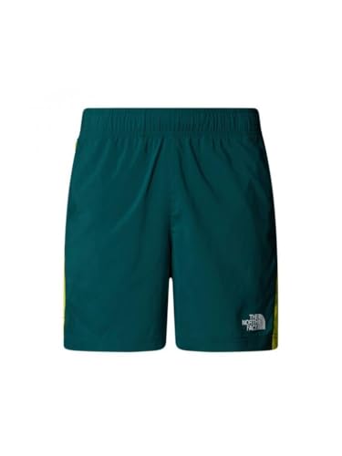 THE NORTH FACE NF0A8BEQ92X M 24/7 Color Block Shorts Shorts Herren Deep Nori/Sulphur Sprin Größe L von THE NORTH FACE