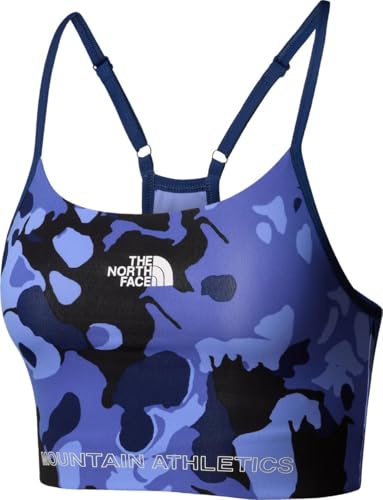 THE NORTH FACE NF0A8BPN8SK W MA Flex Light Bra AOP Sports Bra Damen Virtual Blue Light Show Größe XS von THE NORTH FACE