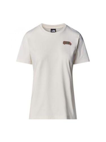 THE NORTH FACE NF0A8C22QLI W SS Outdoor Graphic Tee T-Shirt Damen White Dune Größe L von THE NORTH FACE