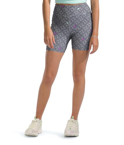 THE NORTH FACE Never Stop Bike Shorts Smoked Pearl TNF Shadow Toss Print 152 von THE NORTH FACE