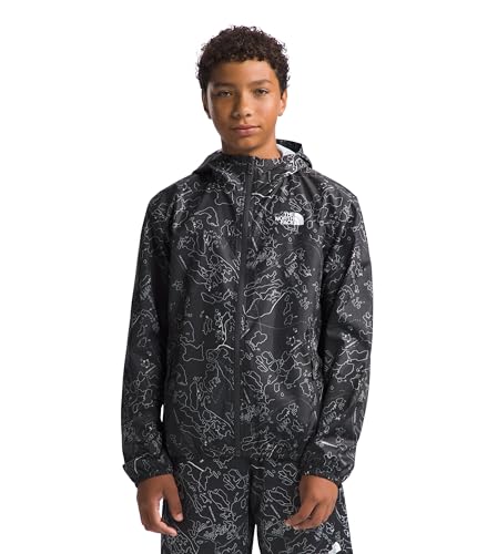 THE NORTH FACE Never Stop Jacke Asphalt Grey Bouldering Guide Print 128 von THE NORTH FACE