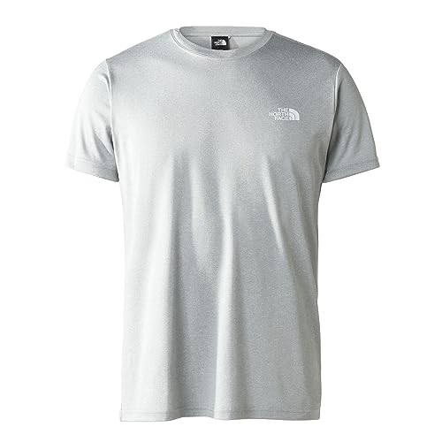 THE NORTH FACE Reaxion T-Shirt Mid Grey Heather S von THE NORTH FACE
