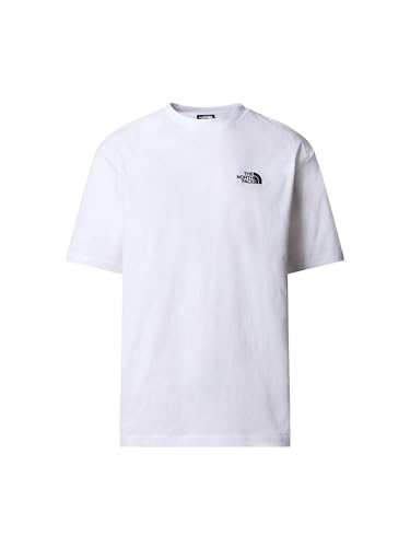 THE NORTH FACE NF0A87NRFN4 M S/S Essential Oversize Tee T-Shirt Herren TNF White Größe XXL von THE NORTH FACE