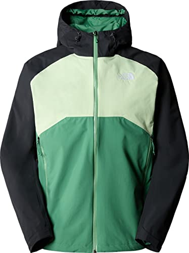 THE NORTH FACE Stratos Jacke Dpgrssgrn/Lmcrm/Asphltgry M von THE NORTH FACE