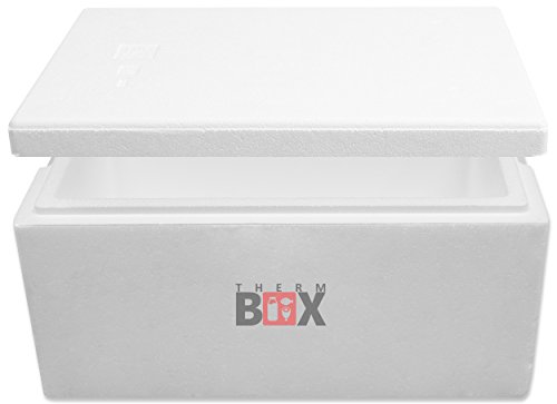 THERM BOX Modularbox 31M 57x38x28cm Wand 4cm Volumen 31L Styroporbox Isolierbox Kühlbox Warmhaltebox Wiederverwendbar von THERM BOX