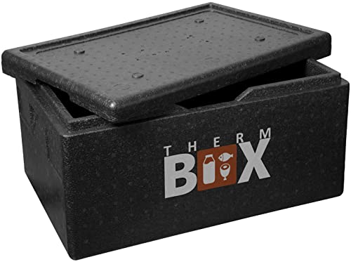 THERM BOX Profibox Gastro GN XXL ca. 50-Liter Styroporbox Innen: 53,9x34x25,5cm Isolierbox Thermobox Kühlbox Wiederverwendbar von THERM BOX