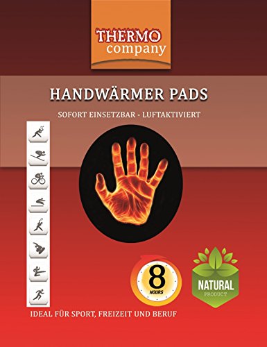 THERMO company 40 Paar + 1 Paar Gratis Handwärmer Pads | Wärmepads Hände | Hand-Wärmekissen | Taschenwärmer extra warm | Bis zu 8 Stunden Wärme von THERMO company
